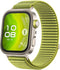 Huawei Watch Fit 4 Pro 40 mm zilver met nylon bandje groen
