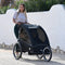 Deryan Luxe Fietskar - 3-in-1 Fietskar Hardloopkinderwagen - Zwart