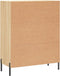 vidaXL - Dressoir - 69,5x34x90 - cm - bewerkt - hout - sonoma - eikenkleurig