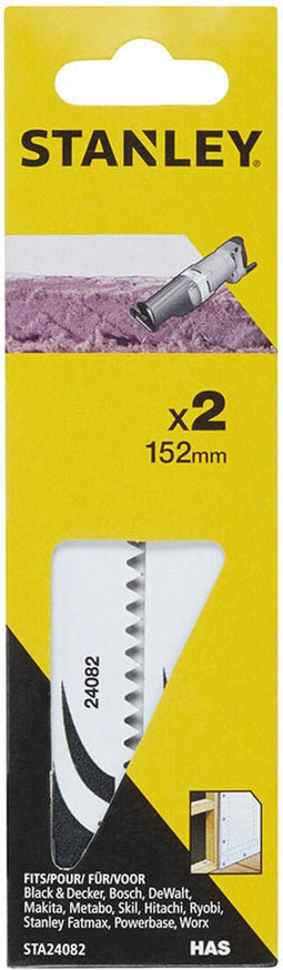 Stanley reciprozaagblad voor thermische blokken - 2 stuks