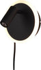 TRIO JORDAN - Wandlamp - SMD 5 W - Zwart mat - Licht apart schakelbaar - Wandmontage