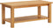 vidaXL - Salontafel - 110x55x40 - cm - massief - eikenhout