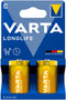 Varta Longlife C - Alkaline Batterij - 1.5V - 4-Pack