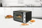 Bestron - Vrijstaande Oven 55L - Heteluchtfunctie 5 programma's 2000W Zilver/Zwart