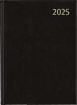 Aurora Bureau Agenda - Concerto Florence - 2025 - Zwart - 1 dag op 2 pagina's - 8 kolommen - A4