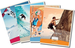 Aurora cursusblok, ft 16,5 x 21 cm, 75 vel, 2-gaatsperforatie, commercieel geruit