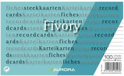 Aurora - Systeemkaarten 125x200mm lijn + rode koplijn