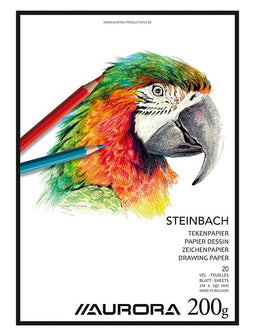 Aurora - Tekenblok aurora a4 20v 200gr steinbach papier | 5 stuks