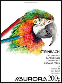 Aurora Tekenblok - Steinbach - 270x360mm - 200gr - 20 vel Tekenpapier