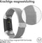 iMoshion Bandje Geschikt voor Fitbit Charge 3 / 4 Maat M - iMoshion Milanees magnetische band - Zilver