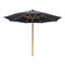 Austin Parasol - Parasol With Tilt, Wooden Pole, Black, Ø300 Cm