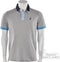 Australian - Polo Piqué - Heren Polo - 50 - Grijs/Lichtblauw/Navy