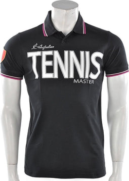 Australian - Polo Piqué - Polo Tennis - 50 - Navy/Fuchsia/Zilver