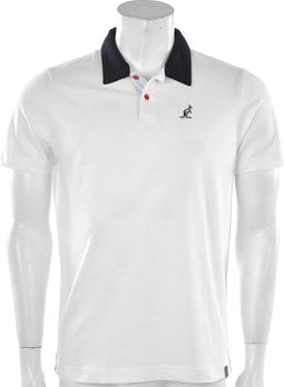 Australian - Polo Piqué - Slim Fit Polo - 46 - Wit/Zwart