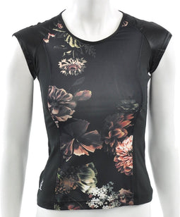 Australian - Singlet - Bloemenprint Shirt - 34 - Zwart
