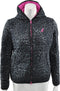 Australian - Women Hooded Jacket - Panterprint Jas - 38 - Zwart