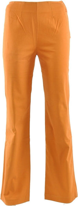 Australian - Women Pant - Broek Met Wijde Pijpen - 36 - Oranje/Bruin