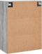vidaXL - Hangkast - 69,5x34x90 - cm - grijs - sonoma - eikenkleurig