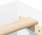 vidaXL - Bedframe - zonder - matras - 140x190 - cm - spaanplaat - wit