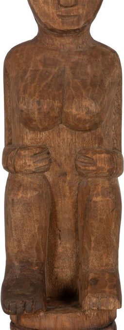 Decoratieve figuren Natuurlijk Afrikaan 14 x 14 x 88,5 cm