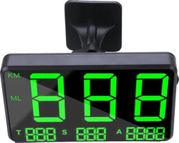 Auto Head up display - HUD GPS Snelheidsdetector Snelheidsovertredingen Alarm Hoogte aanduiding Weergave lokale tijd