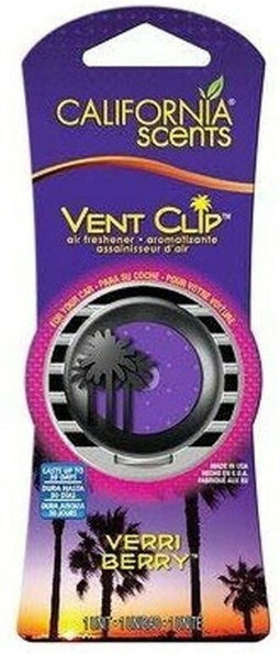 Auto luchtverfrisser California Scents Vent Clip Verry Berry Aardbei