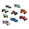 Auto Mattel X7111 9 Stuks