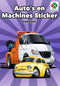 Auto’s en Machines Sticker Doeboek