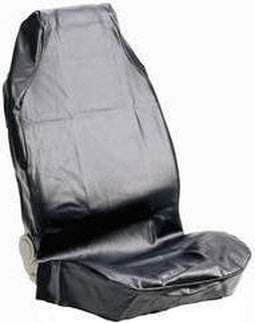 Auto stoelbekleding, kunstleer, zwart