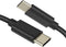 Autolader USB C - USB C Kabel Zwart