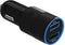 Autolader USB + USB C Kabel - Auto oplader USB - USB autolader 2 poorten - Auto lader - Sigarettenaansteker USB oplader auto - Snellader