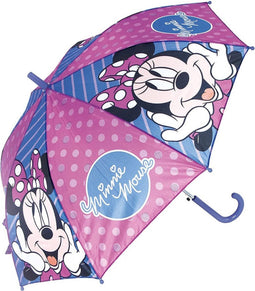 Automatische Paraplu Minnie Mouse Lucky Blauw Roze (Ø 84 cm)