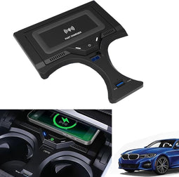 AutoQi Draadloos Oplaadstation voor BMW 3-Serie G20/G21 en 4-Serie G22/G23/G26 (2019-2023)