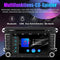 Autoradio DVD Bluetooth AM / FM / RDS USB SD voor VW Polo Passat Tiguan EOS 7 Inch 2 Din Touchscreen TFT AUX Compatibel met Apple Carplay & Android Car