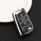 Autosleutel hoesje - Geschikt voor Volkswagen - TPU Sleutelhoesje - Sleutelcover - Autosleutelhoes VW,Seat,Skoda,Cupra zwart B3 - Volkswagen Up, Volkswagen Polo, Volkswagen Golf, Volkswagen Touran, Volkswagen Caddy, Volkswagen Transporter, Volkswage
