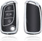 Autosleutel hoesje - TPU Sleutelhoesje - Sleutelcover - Autosleutelhoes - Geschikt voor Citroën - zwart - C3 - Citroën C2, Citroën C3, Citroën C3 Aircross SUV, Citroën C4, Citroën C4, Citroën E-C4 X, Citroën C5, Citroën C5 X, Citroën C5 Aircross, Cit
