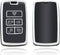 Autosleutel hoesje - TPU Sleutelhoesje - Sleutelcover - Autosleutelhoes - Geschikt voor Land Rover/Range Rover -zwart- B5 - Land Rover, Range Rover, Range Rover Sport, Range Rover Velar, Range Rover Evoque, Freelander, Defender, Discovery - Auto Sl