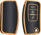 Autosleutel hoesje - TPU Sleutelhoesje - Sleutelcover - Autosleutelhoes - Geschikt voor Ford -zw-goud- G3 - Ford Fiesta, Ford Puma, Ford Focus, Ford Kuga, Ford Mustang, Ford Mustang Mach e, Ford Explorer, Ford E-Tourneo, Ford Transit, Ford Transit Co