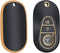 Autosleutel hoesje - TPU Sleutelhoesje - Sleutelcover - Autosleutelhoes - Geschikt voor Mercedes -zw-goud- C3 - Mercedes-Benz A-Klasse, Mercedes-Benz B-Klasse, Mercedes-Benz C-Klasse, Mercedes-Benz CL-Klasse, Mercedes-Benz CLK-Klasse, Mercedes-Benz M