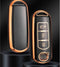 Autosleutel hoesje - TPU Sleutelhoesje - Sleutelcover - Autosleutelhoes - Geschikt voor Mazda - goud - A3 - Mazda 6, Mazda 3, Mazda 2, Mazda MX-5, Mazda CX-30, Mazda MX-30, Mazda CX-5, Mazda CX-60 - Auto Sleutel Accessoires gadgets - Kado - Cadeau