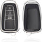 Autosleutel hoesje - TPU Sleutelhoesje - Sleutelcover - Autosleutelhoes - Geschikt voor Toyota -zwart- B3 - Toyota C-HR, Toyota Corolla, Toyota Rav, Toyota Rav4, Toyota Yaris, Toyota Aygo, Toyota Camry, Toyota Land Cruiser, Toyota Proace, Toyota Proa