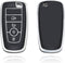 Autosleutel hoesje - TPU Sleutelhoesje - Sleutelcover - Autosleutelhoes - Geschikt voor Ford -zwart- B4 - Ford Fiesta, Ford Puma, Ford Focus, Ford Kuga, Ford Mustang, Ford Mustang Mach e, Ford Explorer, Ford E-Tourneo, Ford Transit, Ford Transit Cour