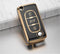 Autosleutel hoesje - TPU Sleutelhoesje - Sleutelcover - Autosleutelhoes - Geschikt voor Citroën -zw-goud- D3 - Citroën C2, Citroën C3, Citroën C3 Aircross SUV, Citroën C4, Citroën C4, Citroën E-C4 X, Citroën C5, Citroën C5 X, Citroën C5 Aircross, Cit