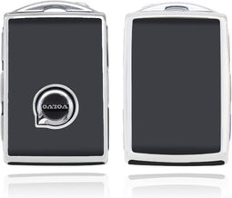 Autosleutel hoesje - TPU Sleutelhoesje - Sleutelcover - Autosleutelhoes - Geschikt voor Volvo - zwart - A - Volvo S60, Volvo S90, Volvo V70, Volvo V90, Volvo XC40, Volvo XC60, Volvo XC90 - Auto Sleutel Accessoires gadgets - Kado Cadeau man - vrouw