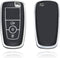 Autosleutel hoesje - TPU Sleutelhoesje - Sleutelcover - Autosleutelhoes - Geschikt voor Ford -zwart- B3 - Ford Fiesta, Ford Puma, Ford Focus, Ford Kuga, Ford Mustang, Ford Mustang Mach e, Ford Explorer, Ford E-Tourneo, Ford Transit, Ford Transit Cour