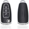 Autosleutel hoesje - TPU Sleutelhoesje - Sleutelcover - Autosleutelhoes - Geschikt voor Ford -zwart- E3 - Ford Fiesta, Ford Puma, Ford Focus, Ford Kuga, Ford Mustang, Ford Mustang Mach e, Ford Explorer, Ford E-Tourneo, Ford Transit, Ford Transit Cour