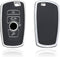 Autosleutel hoesje - TPU Sleutelhoesje - Sleutelcover - Autosleutelhoes - Geschikt voor BMW - zwart - A4 - BMW 1- serie, BMW 2- serie, BMW 3- serie, BMW 4- serie, BMW 5- serie, BMW 6- serie, BMW 7- serie, BMW 8- serie BMW X1, BMW X2, BMW X3, BMW X4,