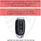 Autosleutel hoesje - TPU Sleutelhoesje - Sleutelcover - Autosleutelhoes - Geschikt voor Hyundai - zwart - D3 - Hyundai i20, Hyundai i30, Hyundai ix20, Hyundai ix35, Hyundai Bayon, Hyundai ionic electric, Hyundai Kona, Hyundai Kona Electric, Hyundai S