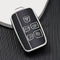 Autosleutel hoesje - TPU Sleutelhoesje - Sleutelcover - Autosleutelhoes - Geschikt voor Jaguar -zwart- A5 - Jaguar XE, Jaguar XF, Jaguar XJ, Jaguar F-Pace, Jaguar F-Type - Auto Sleutel Accessoires gadgets - Kado Cadeau man - vrouw
