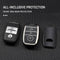 Autosleutel hoesje - TPU Sleutelhoesje - Sleutelcover - Autosleutelhoes - Geschikt voor Kia -zwart- A3 - Kia Picanto, Kia Rio, Kia Stonic, Kia Ceed, Kia E-Soul, Kia Xceed, Kia Proceed, Kia Niro, Kia Sportage, Kia Sorento - Auto Sleutel Accessoires g